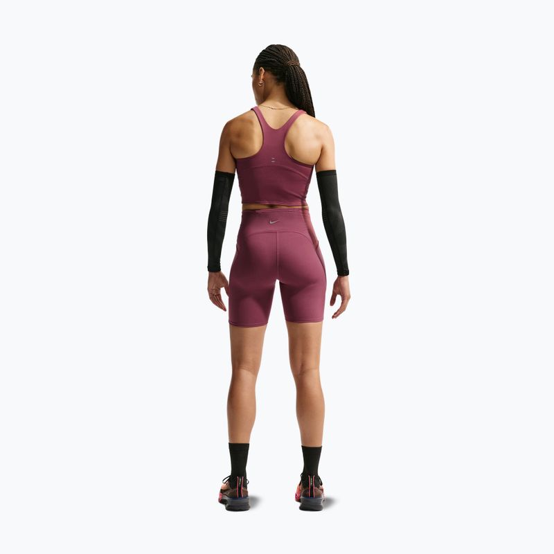 Pantaloni scurți de alergare pentru femei Nike Swift pink smoke 3