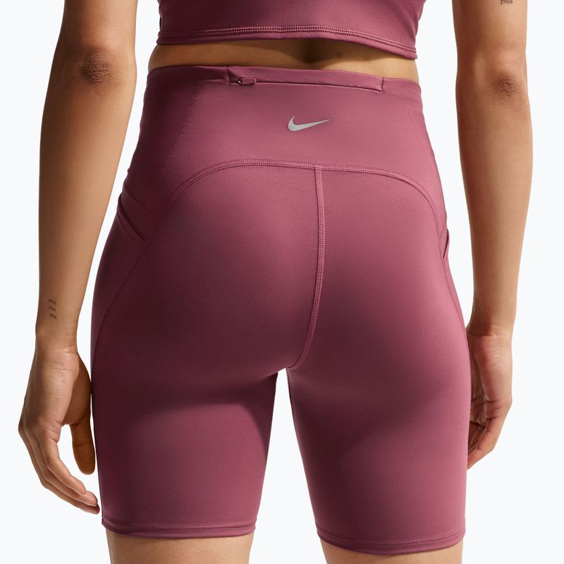 Pantaloni scurți de alergare pentru femei Nike Swift pink smoke 5