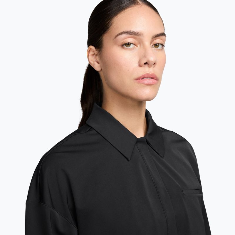 Tricou de antrenament pentru femei Nike 24.7 PerfectStretch black/dark smoke grey 3