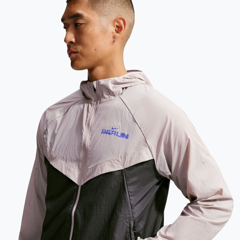 Geacă de alergare pentru bărbați Nike Stride college grey/anthracite 4