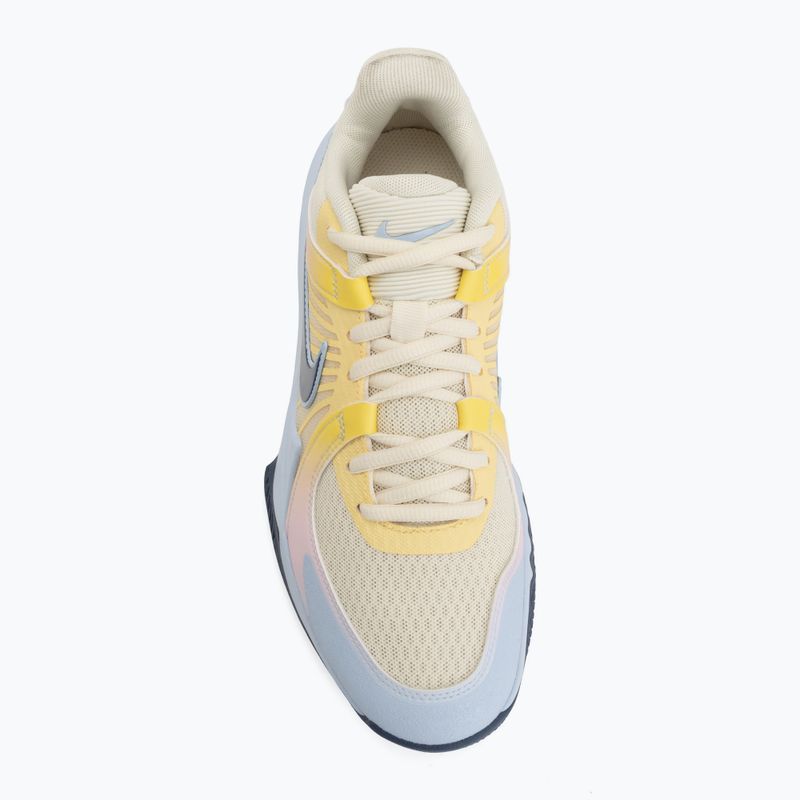 Încălțăminte de volei Nike Hyperspeed Court 2 SE coconout milk/diffsed blue/hydrogen blue 5