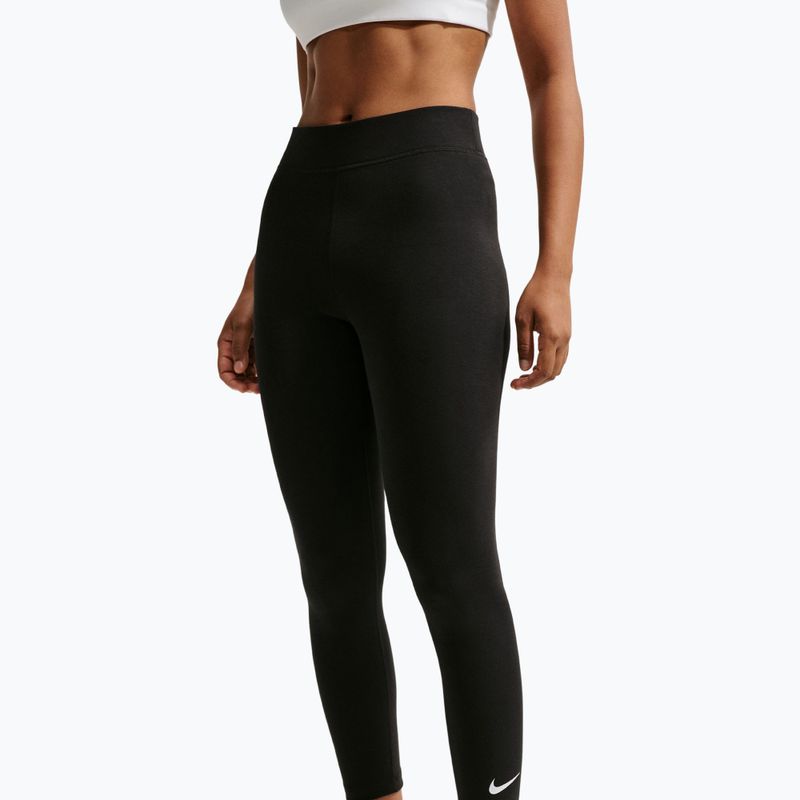 Colanți pentru femei Nike Sportswear Classic black/white 5