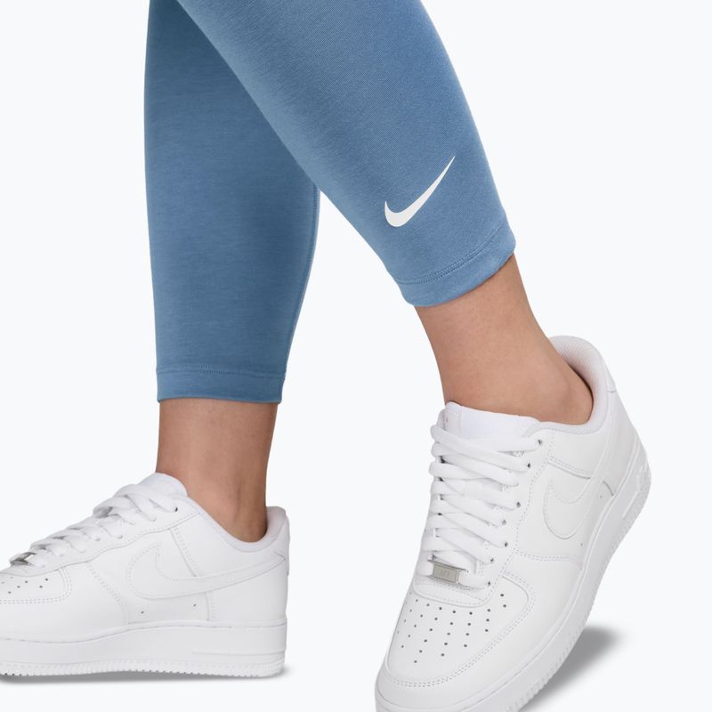 Colanți pentru femei Nike Sportswear Classic work blue/white 3