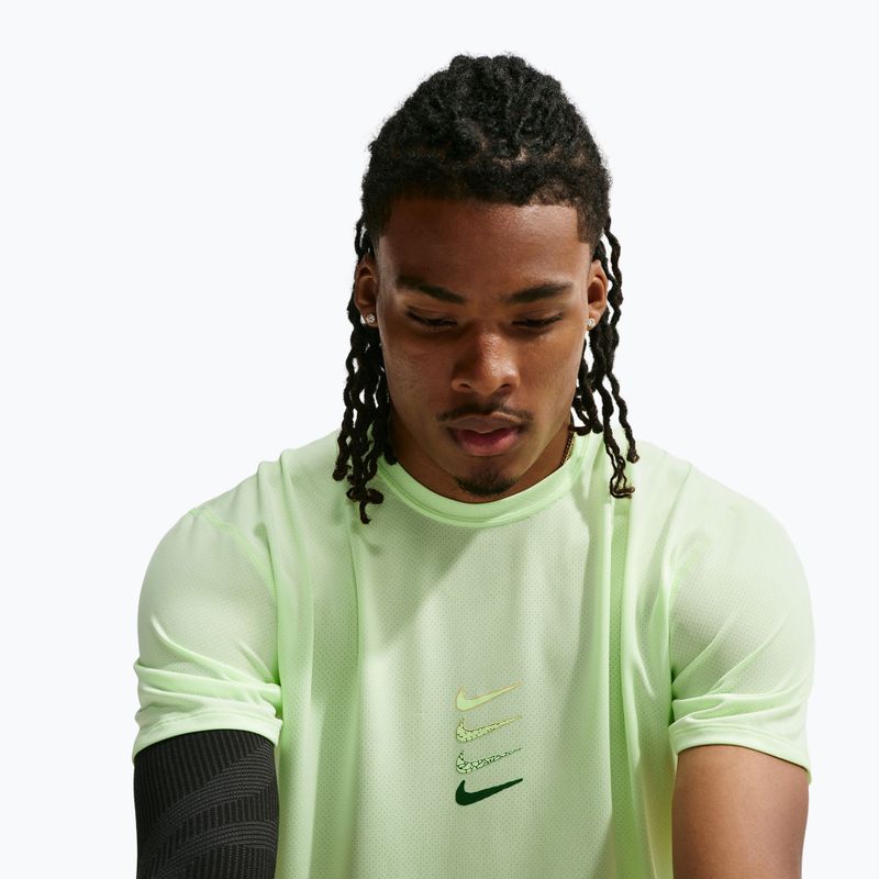 Tricou de alergare pentru bărbați Nike Dri-Fit Running Top barely volt 5