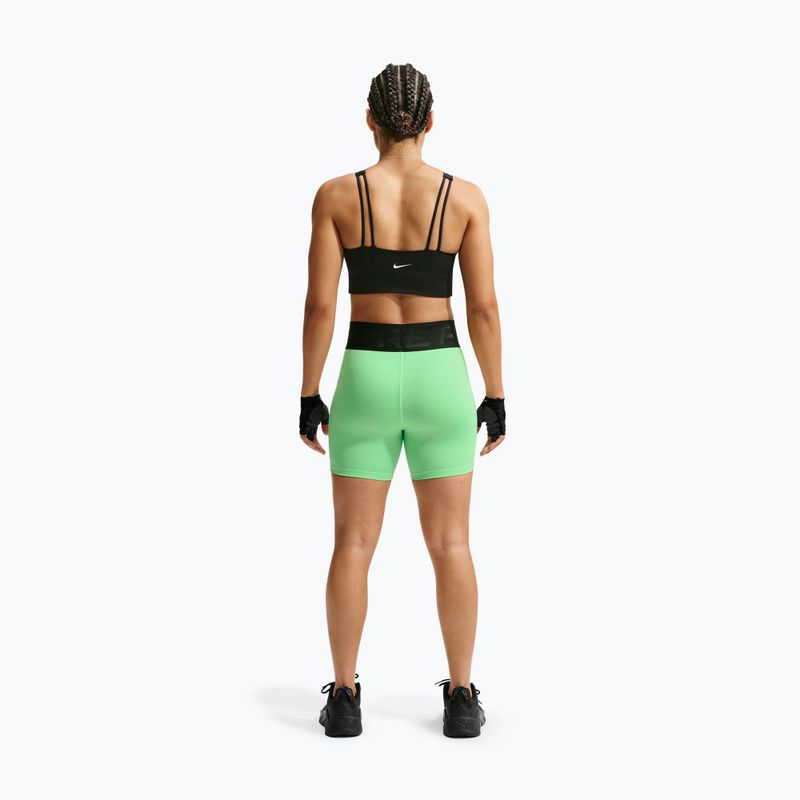Pantaloni scurți de antrenament pentru femei Nike Pro Sculpt illusion green/cucumber calm/black/black 3