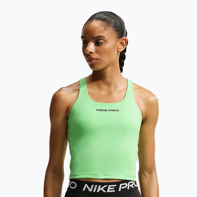 Tricou de antrenament pentru femei Nike Pro Sculpt illusion green/cucumber calm/black