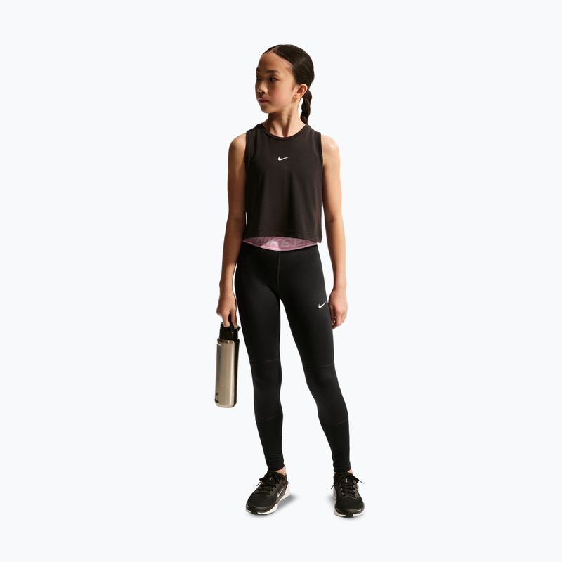 Colanți pentru copii Nike Pro Dri-FIT black/pink rise/white 2