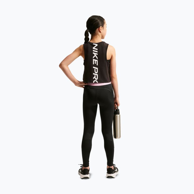 Colanți pentru copii Nike Pro Dri-FIT black/pink rise/white 3