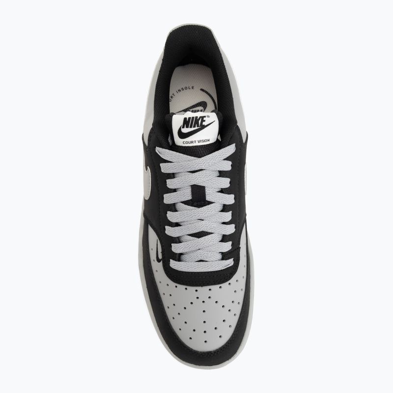 Încălțăminte pentru bărbați Nike Court Vision Low black/light smoke grey/sail/light smoke grey 5