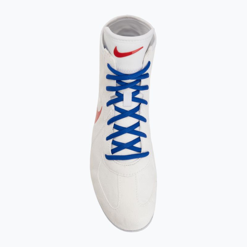 Încălțăminte de lupte Nike Footsweep 2 white/univ red-royal 5