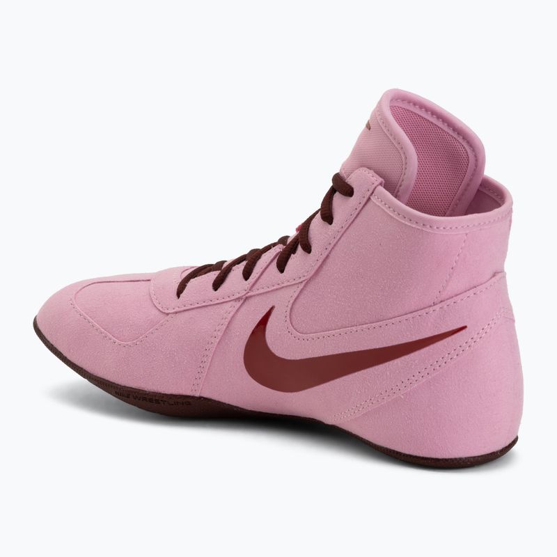 Încălțăminte de lupte Nike Footsweep 2 pink rise/univerisity red/mystic dates 3