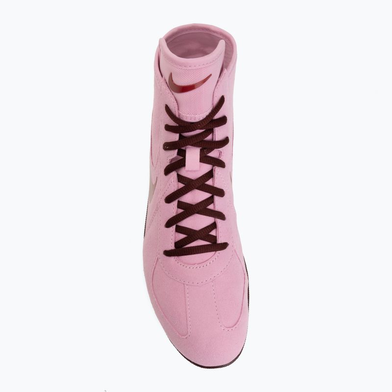 Încălțăminte de lupte Nike Footsweep 2 pink rise/univerisity red/mystic dates 5