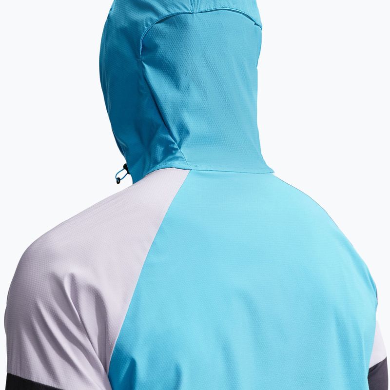 Geacă de alergare pentru bărbați Nike Impossibly Light Windrunner black/light current blue/wolf grey 6