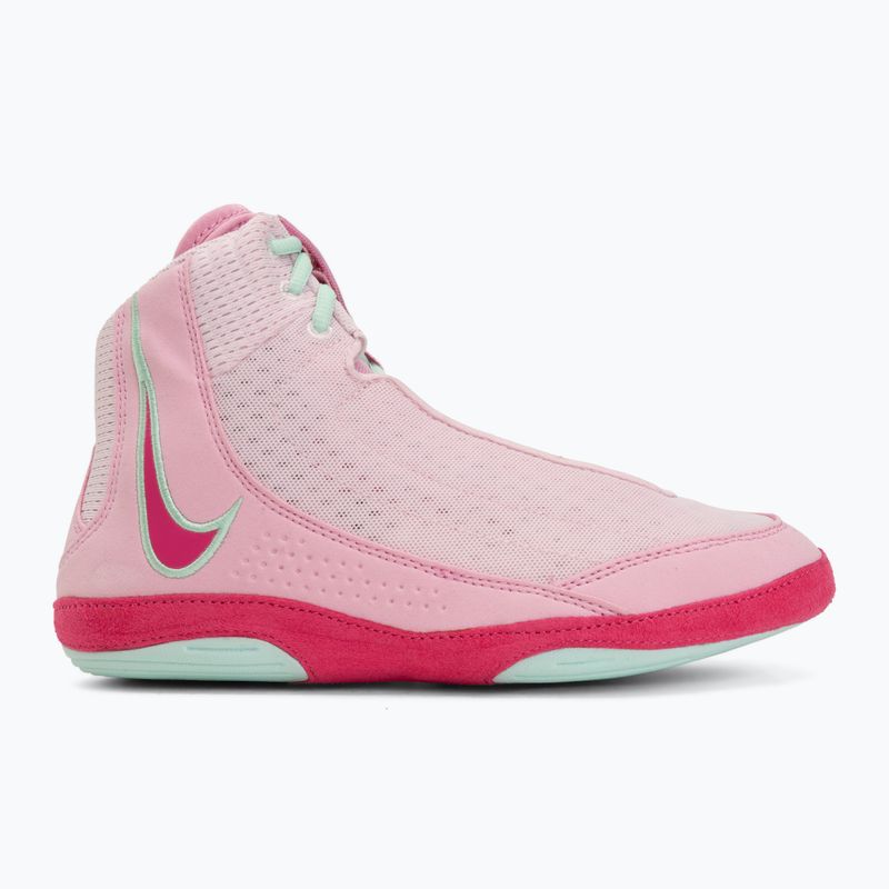Încălțăminte de lupte Nike Inflict 4 pink foam/desert pink/pink rise/rrtic green 2