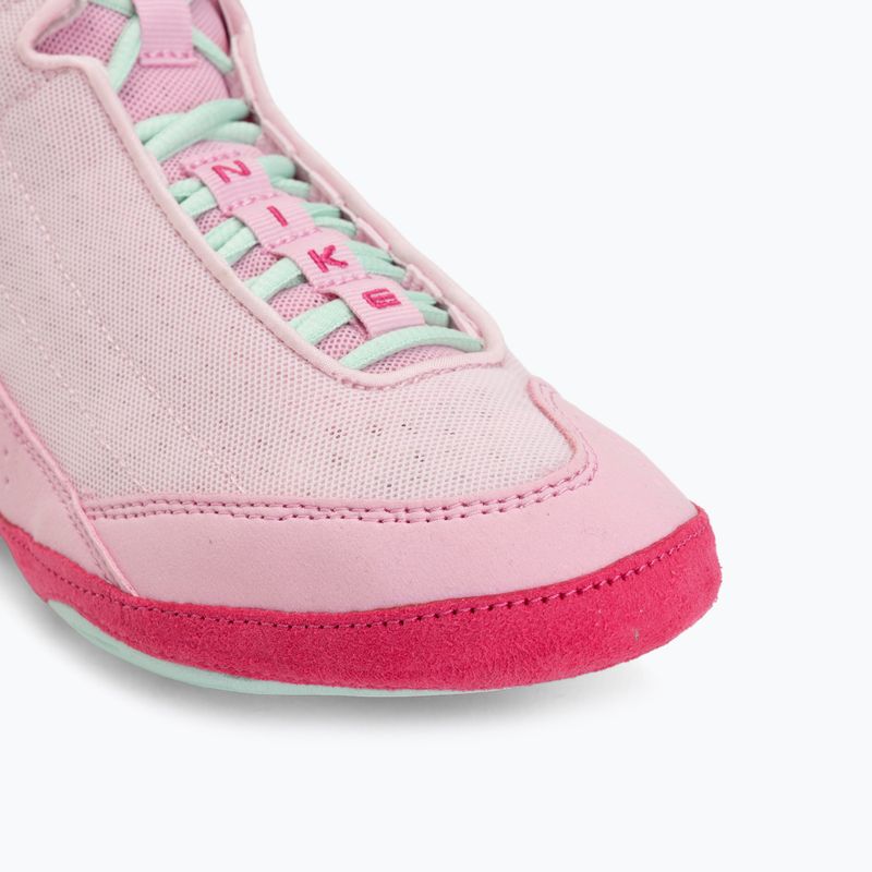 Încălțăminte de lupte Nike Inflict 4 pink foam/desert pink/pink rise/rrtic green 7