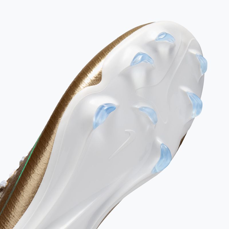 Încălțăminte de fotbal pentru copii Nike Jr. Vapor 17 Pro "Kylian Mbappé" Metallic Gold/Green Glow 5