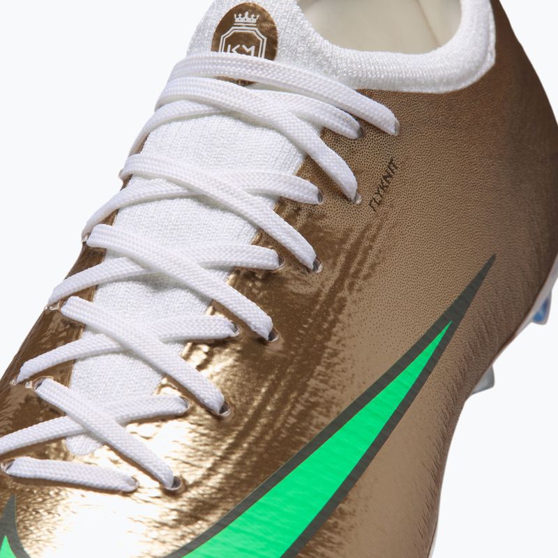 Încălțăminte de fotbal pentru copii Nike Jr. Vapor 17 Pro "Kylian Mbappé" Metallic Gold/Green Glow 6
