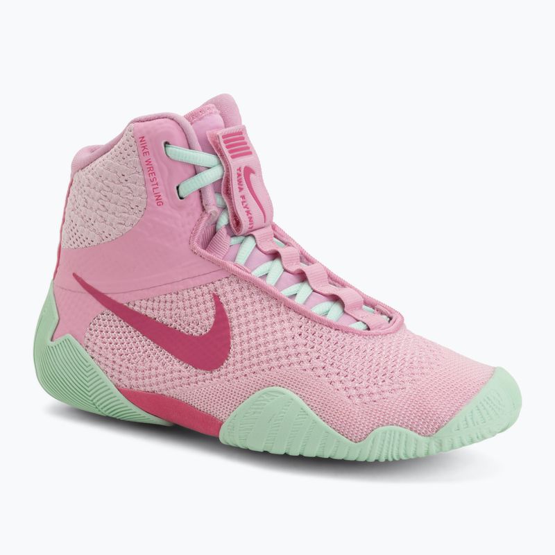 Încălțăminte de lupte Nike Tawa pink foam/pink rise/arctic green/desert pink