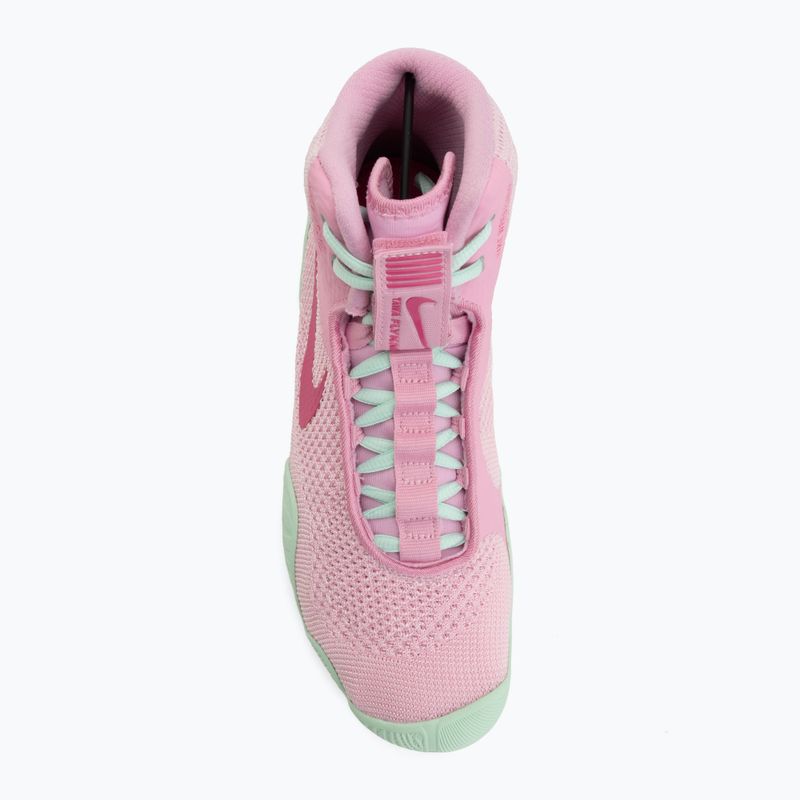 Încălțăminte de lupte Nike Tawa pink foam/pink rise/arctic green/desert pink 5