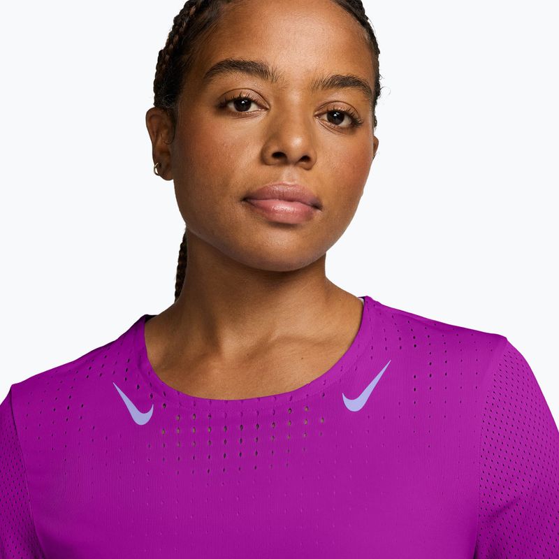 Tricou de alergare pentru femei Nike AeroSwift Dri-Fit ADV vivid purple/purple pulse 3