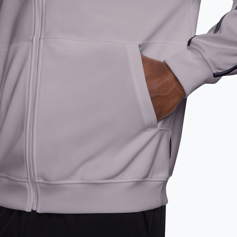 Bluză de tenis pentru bărbați Nike Court Heritage silver lilac/gridiron 3