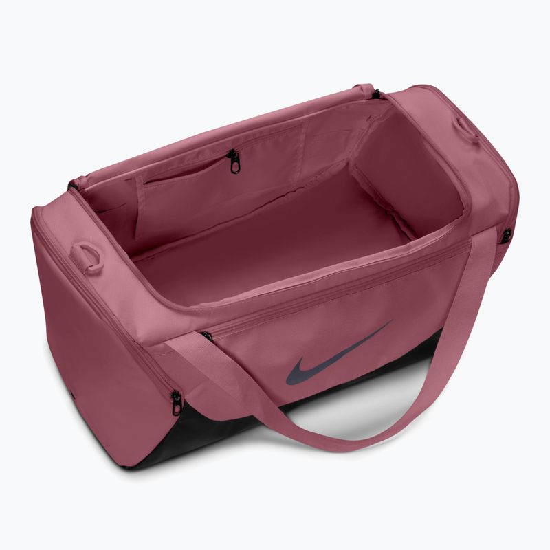 Geantă de antrenament Nike Brasilia 40 l pink smoke/black/gridiron 4