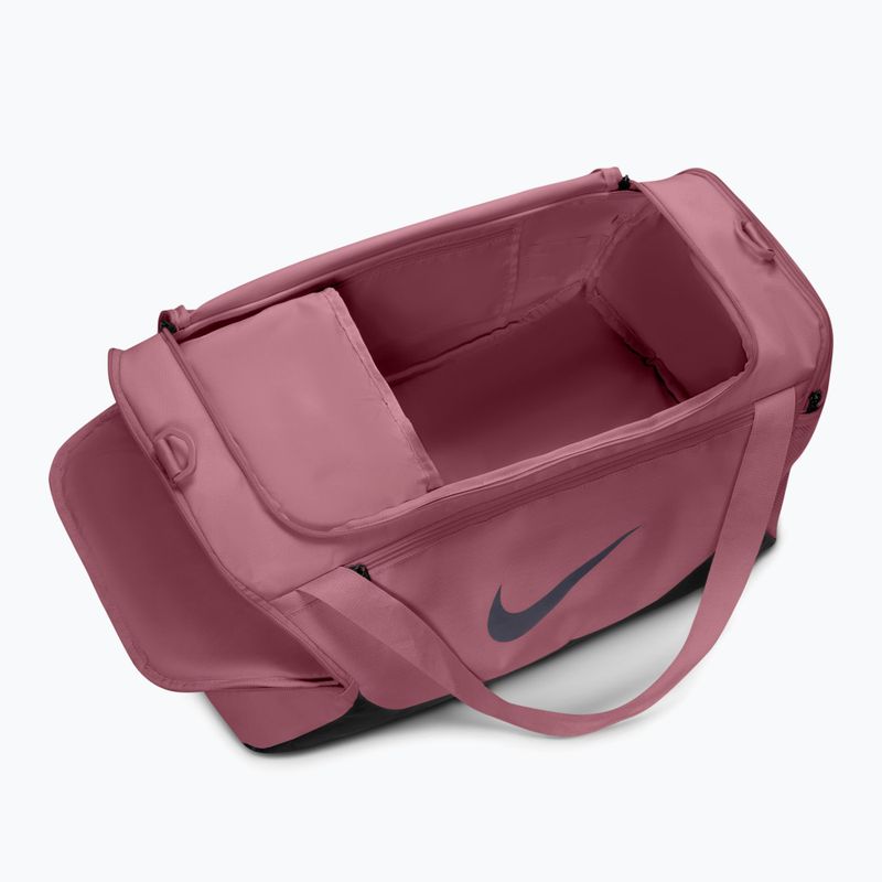 Geantă de antrenament Nike Brasilia 40 l pink smoke/black/gridiron 5