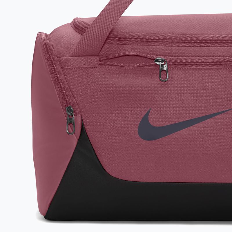Geantă de antrenament Nike Brasilia Duffel Extra Small 24 l pink smoke/black/gridiron 6