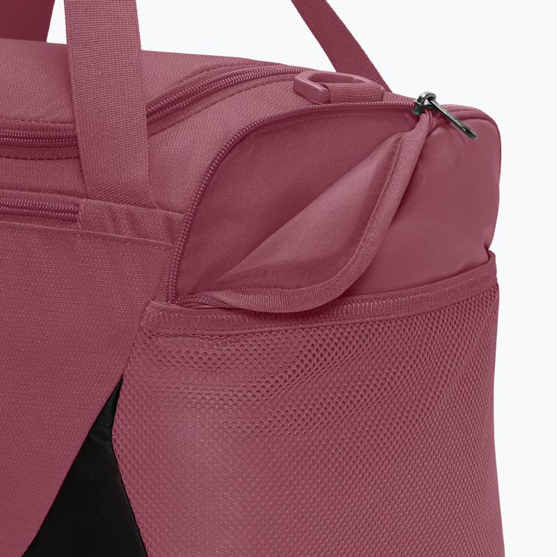 Geantă de antrenament Nike Brasilia Duffel Extra Small 24 l pink smoke/black/gridiron 8