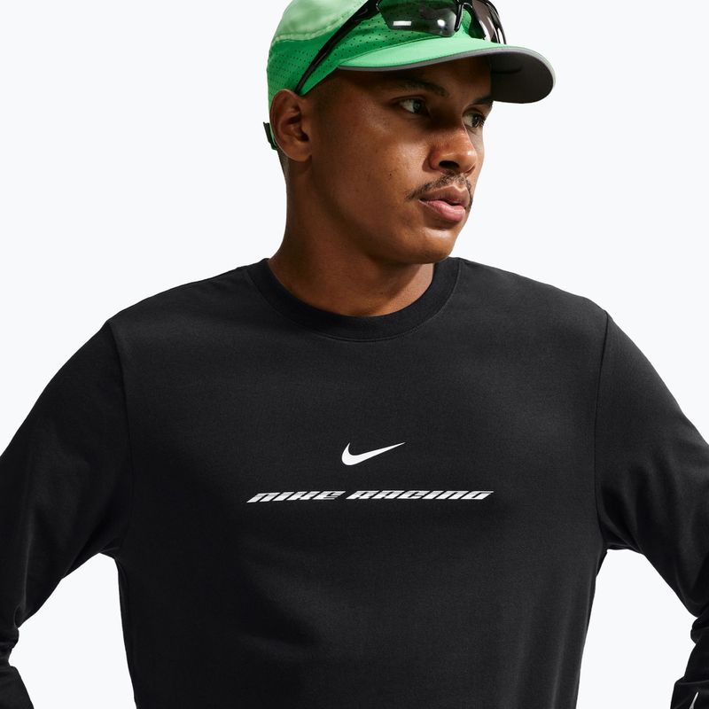 Longsleeve de alergare pentru bărbați Nike Dri-Fit black 4