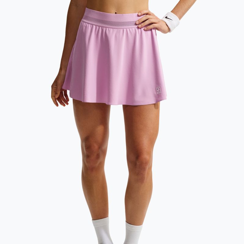 Fustă de tenis Nike Court Advantage orchid/white 4