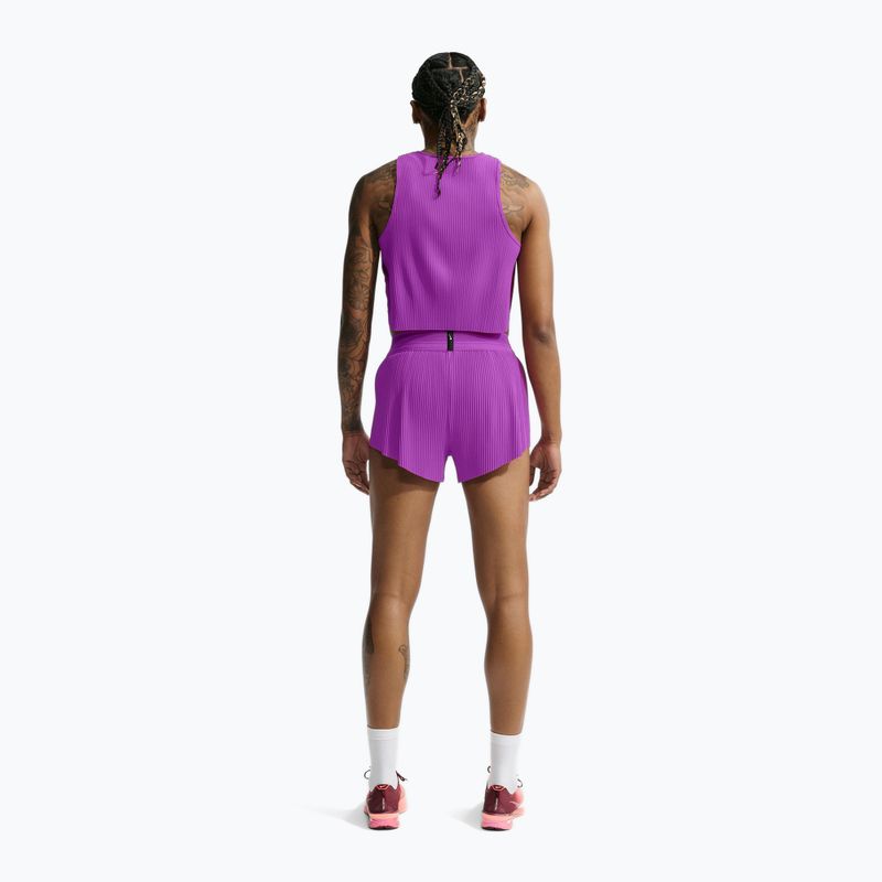 Tricou de alergare pentru femei Nike AeroSwift Dri-Fit ADV vivid purple/purple pulse 3