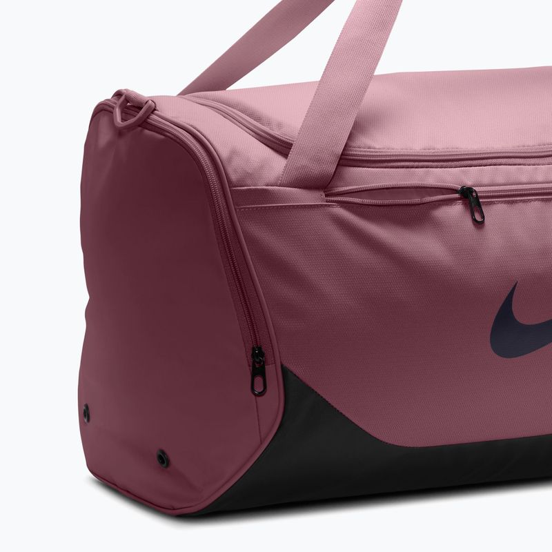 Geantă de antrenament Nike Brasilia 60 l pink smoke/black/gridiron 6