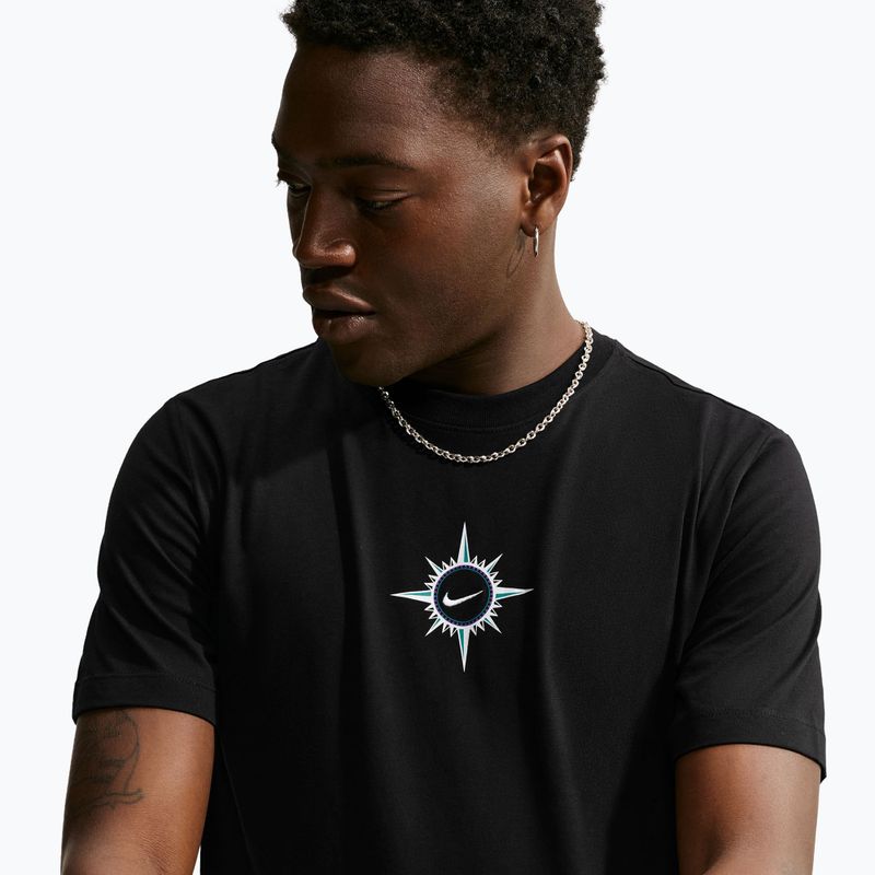 Tricou de alergare pentru bărbați Nike Dri-Fit Graphic black/action grape 4