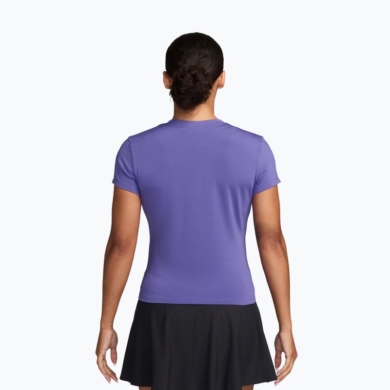 Tricou de tenis pentru femei Nike Court Advantage dark iris/white 2