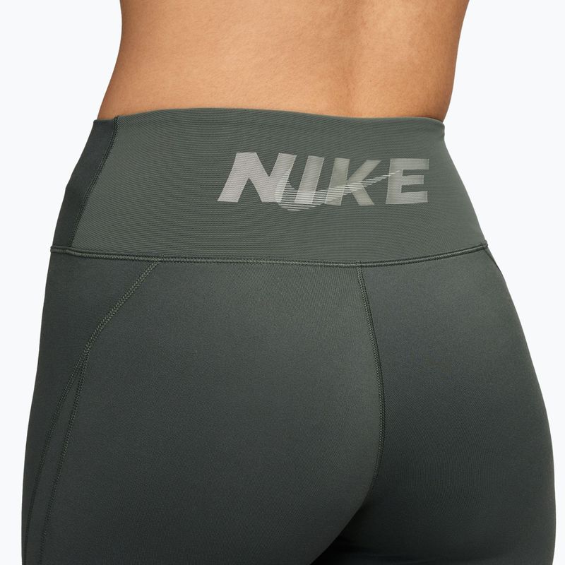 Colanți pentru femei Nike One camo green/camo green/jade horizon/white 3