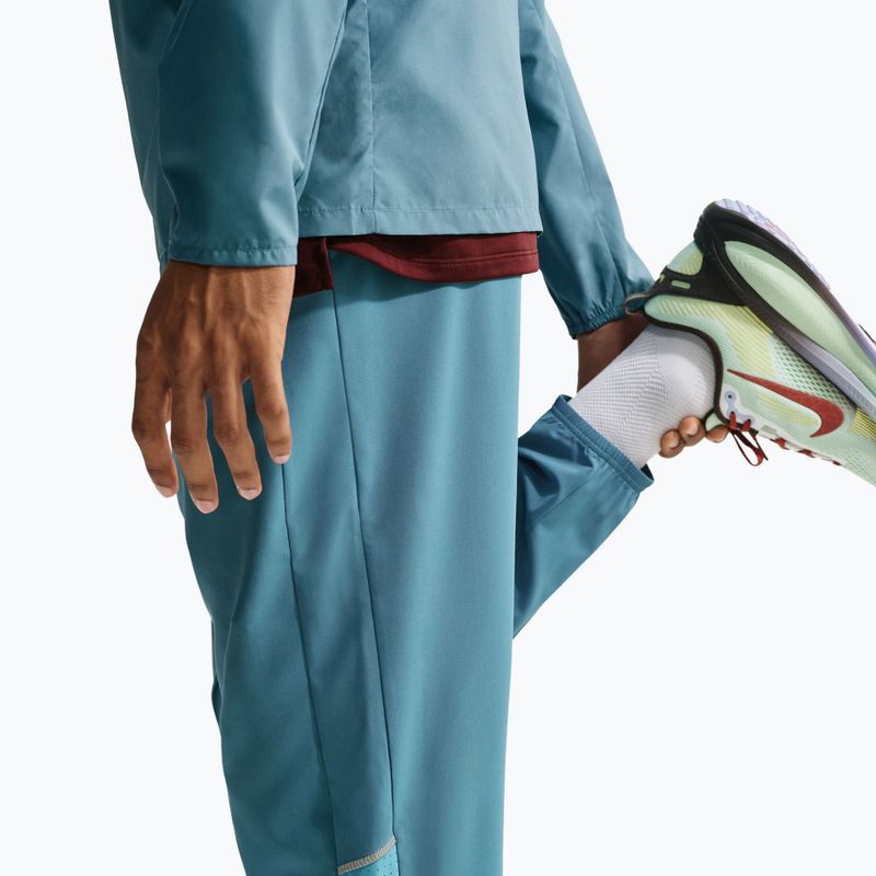 Pantaloni de alergare pentru bărbați Nike Miler Dri-Fit Woven smokey blue/cerulean 6