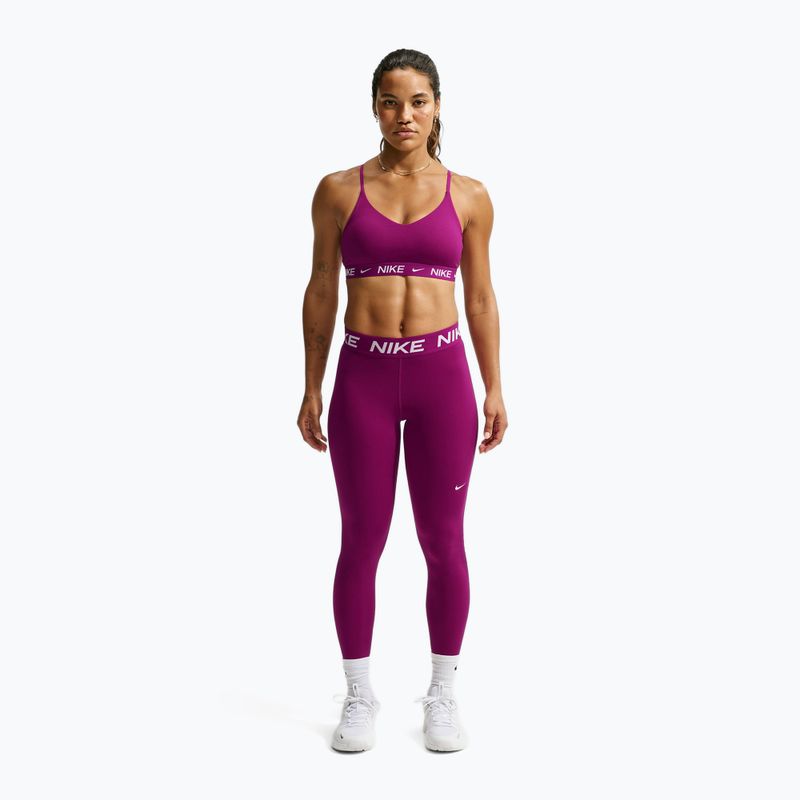 Sutien de antrenament pentru femei Nike Dri-Fit Indy Light Support true berry 2