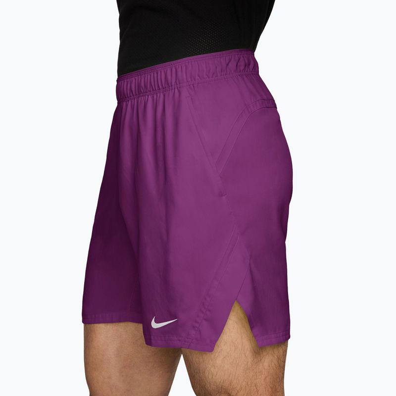 Pantaloni scurți de tenis pentru bărbați Nike Court Victory bold berry/white 3