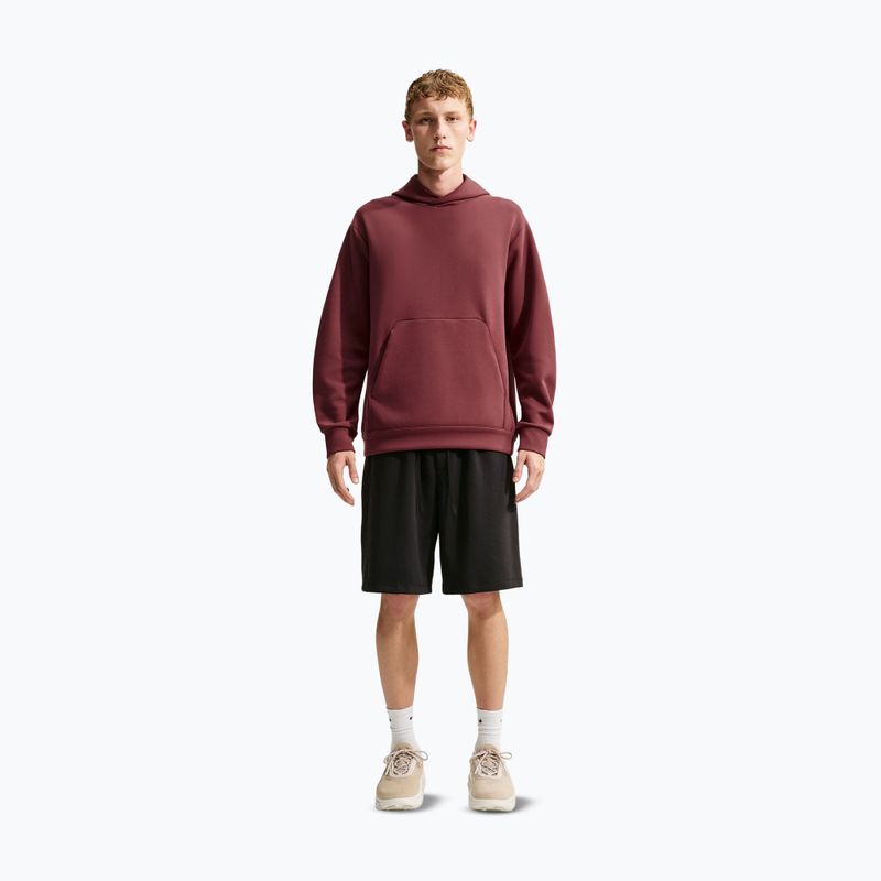 Bluză de antrenament pentru bărbați Nike 24.7 ImpossiblySoft Light Boulder/Black/Burgundy Crush 2