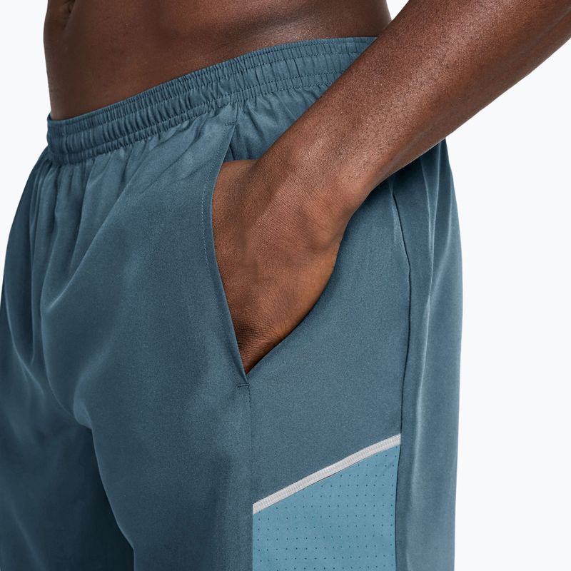 Pantaloni scurți de alergare pentru bărbați Nike Miler Dri-Fit 2in1 7" smokey blue/cerulean 4