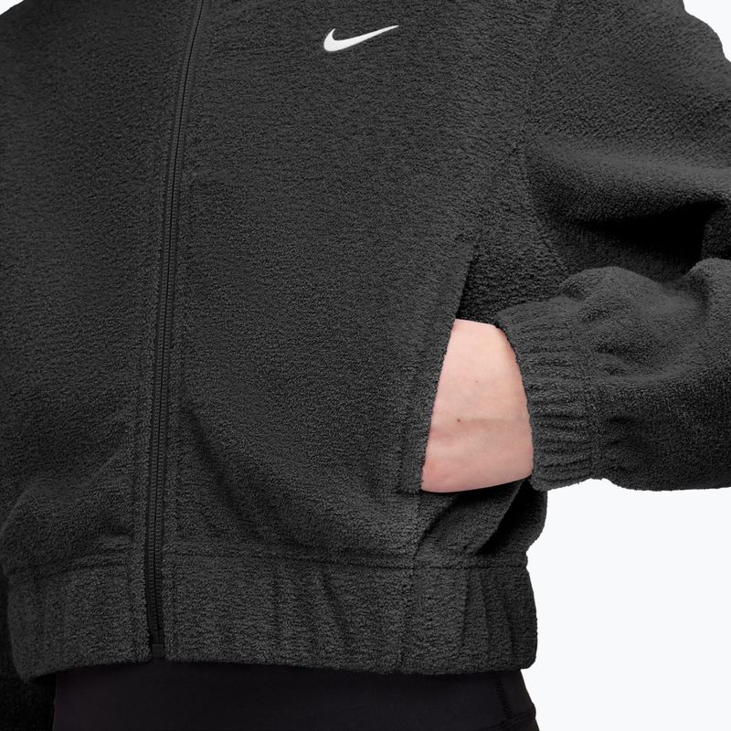 Bluză pentru copii Nike Pro Therma-FIT Full-Zip black/white 3