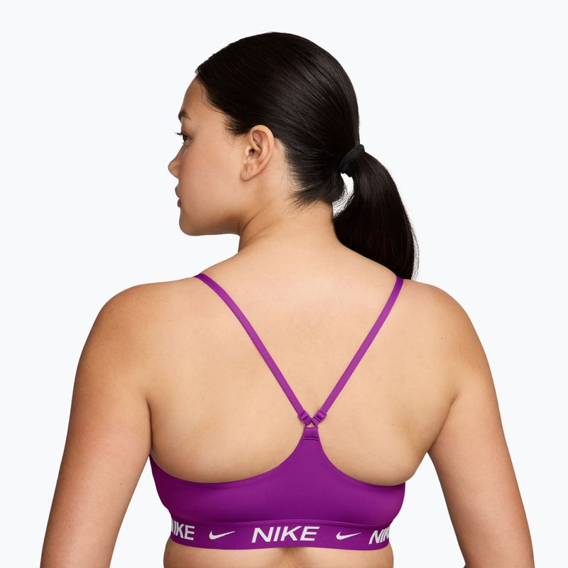 Sutien de antrenament pentru femei Nike Dri-Fit Indy Light Support vivid purple 2