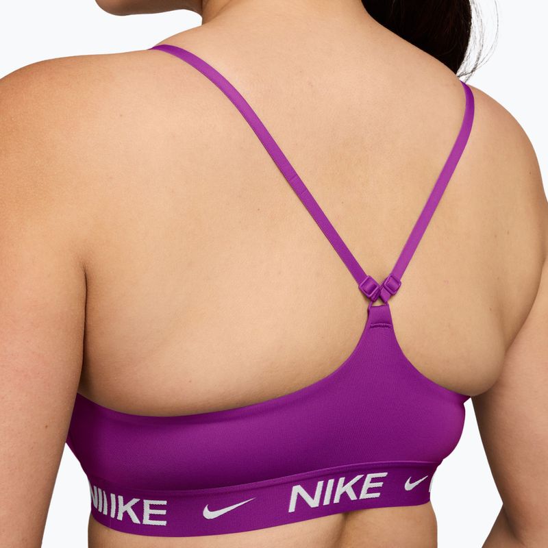 Sutien de antrenament pentru femei Nike Dri-Fit Indy Light Support vivid purple 3
