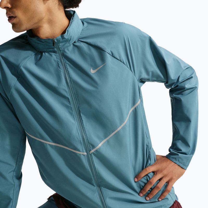 Geacă de alergare pentru bărbați Nike Miler Repel UV smokey blue/smokey blue 5