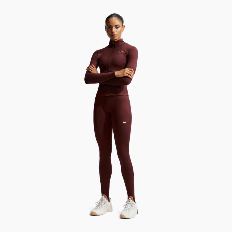 Colanți de antrenament pentru femei Nike One mystic dates/white 2