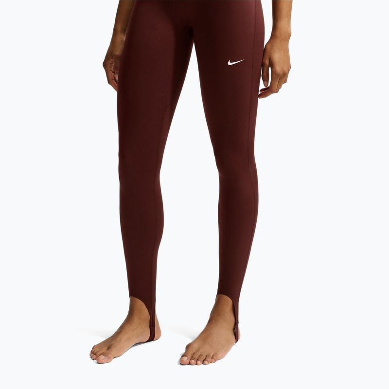 Colanți de antrenament pentru femei Nike One mystic dates/white 4