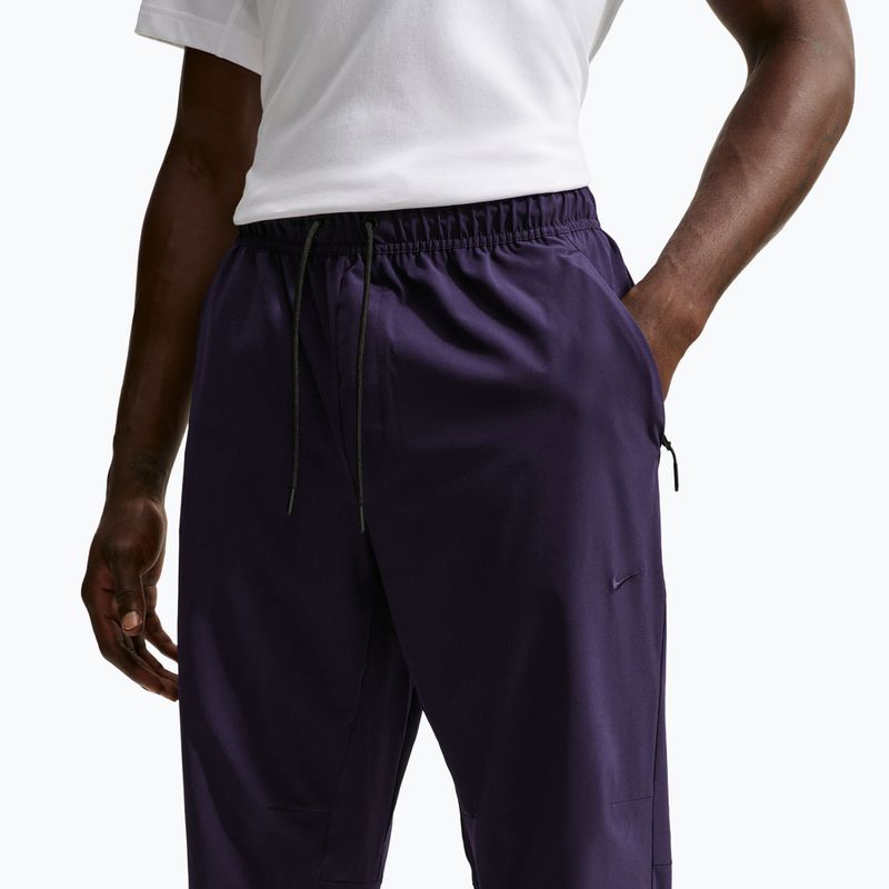 Pantaloni pentru bărbați Nike Unlimited Dri-Fit Zippered Cuff Purple Dynasty/Black/Purple Dynasty 5