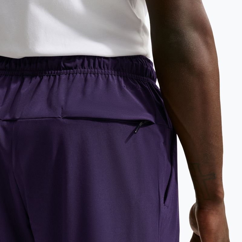 Pantaloni pentru bărbați Nike Unlimited Dri-Fit Zippered Cuff Purple Dynasty/Black/Purple Dynasty 6