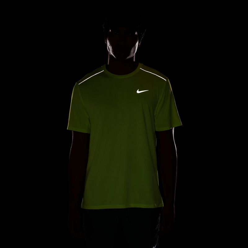 Tricou de alergare pentru bărbați Nike Miler Dri-Fit UV light lemon twist 4